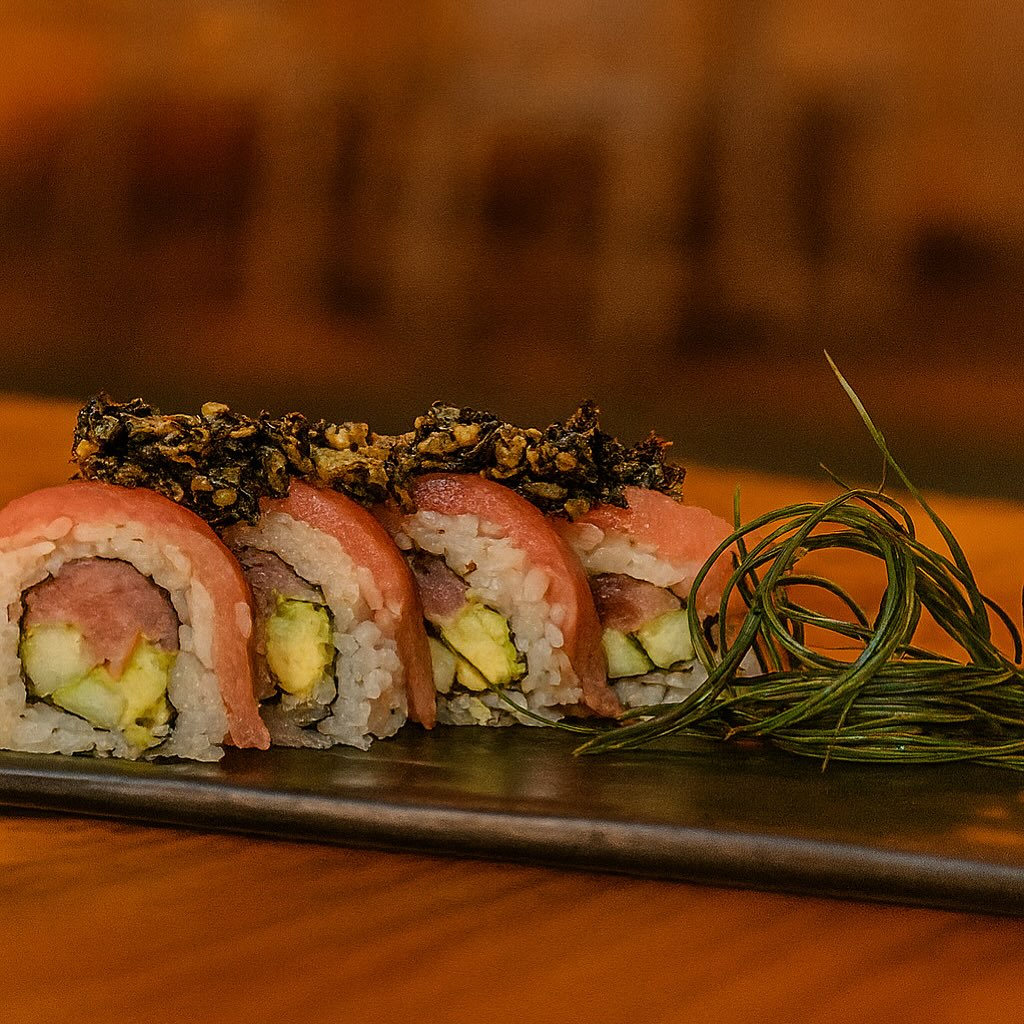 Sushi roll de salmon